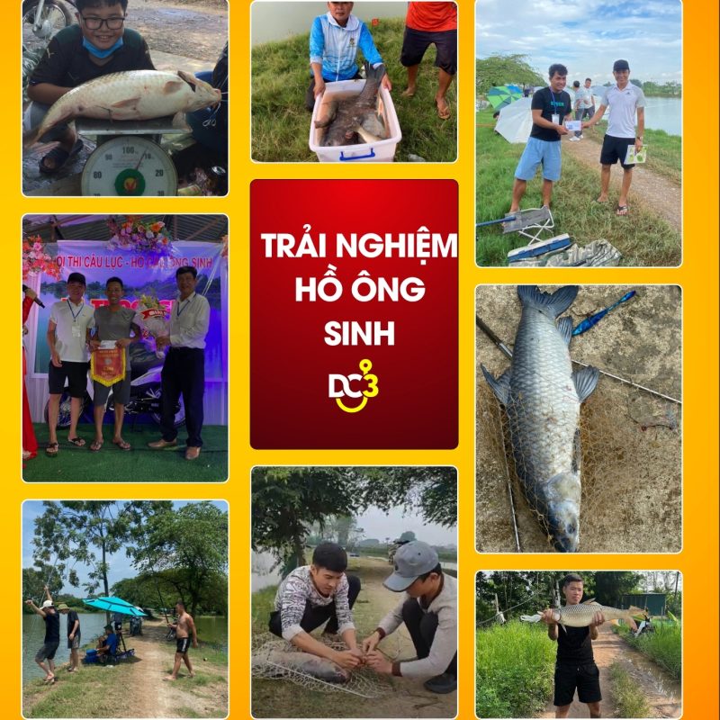 Trải nghiệm cần thủ hồ câu ông Sinh