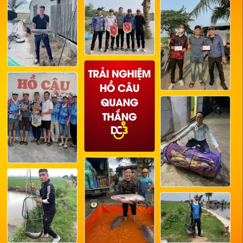 Trải nghiệm cần thủ hồ câu Quang Thắng