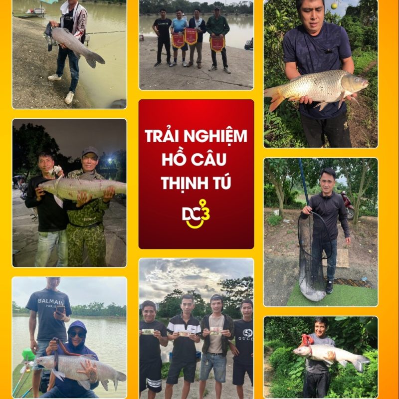 Trải nghiệm cần thủ hồ câu Thịnh Tú