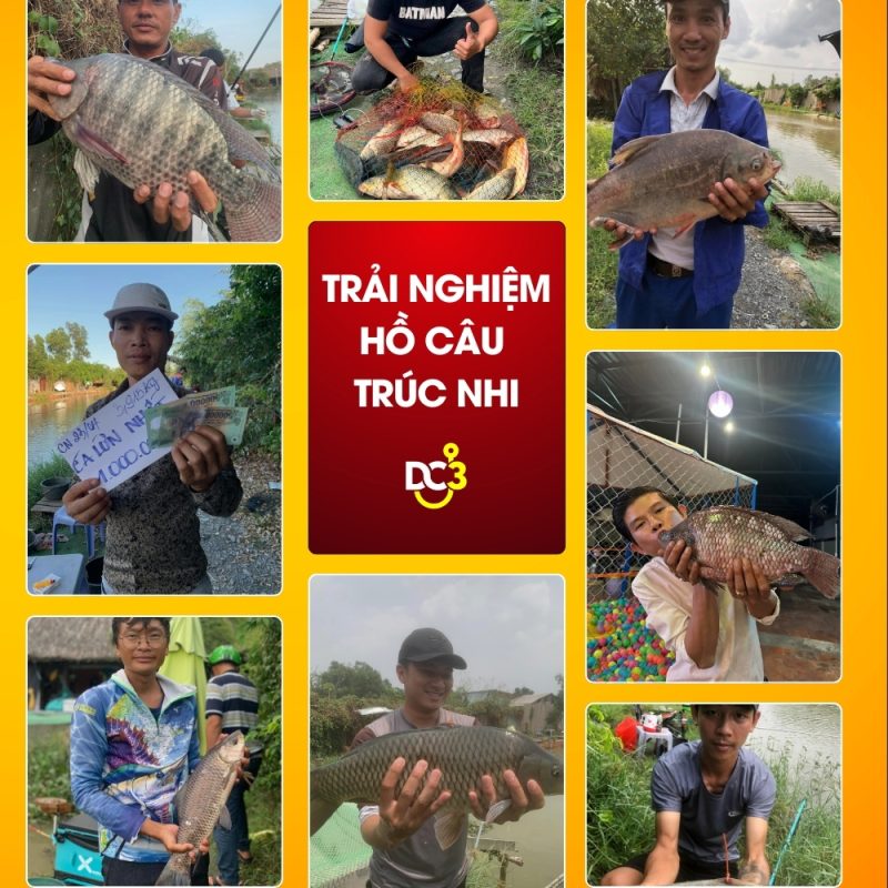 Trải nghiệm cần thủ hồ câu Trúc Nhi