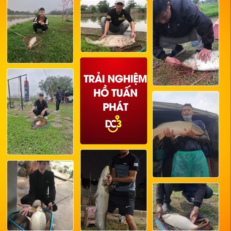 Trải nghiệm cần thủ hồ câu Tuấn Phát