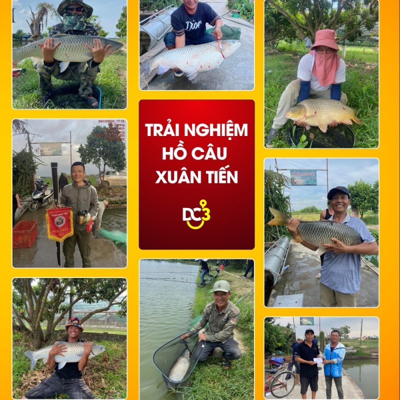 Trải nghiệm dịch vụ Hồ câu Xuân Tiến