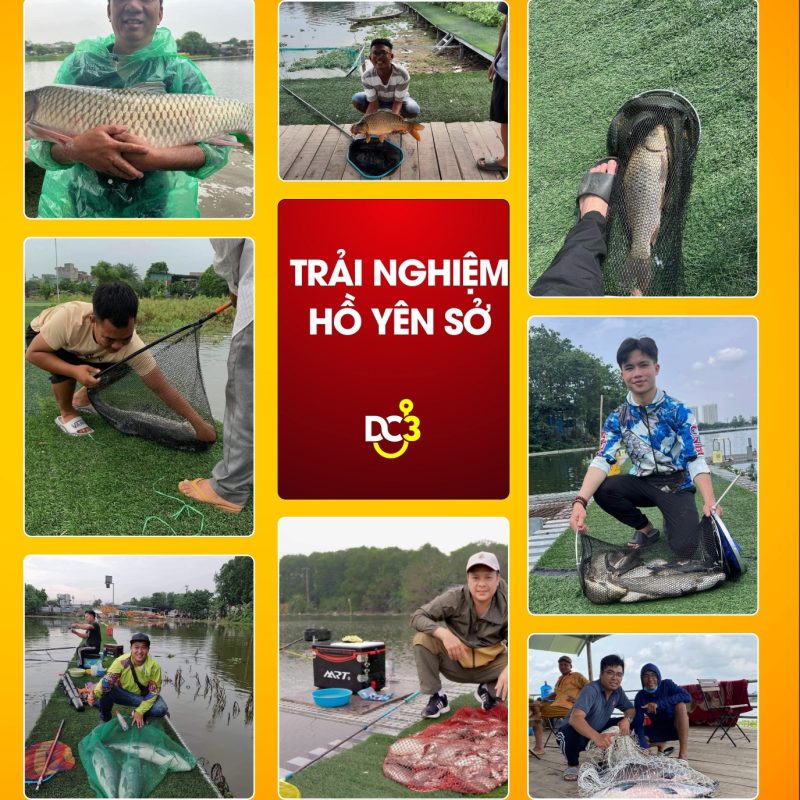Trải nghiệm cần thủ hồ câu Yên Sở