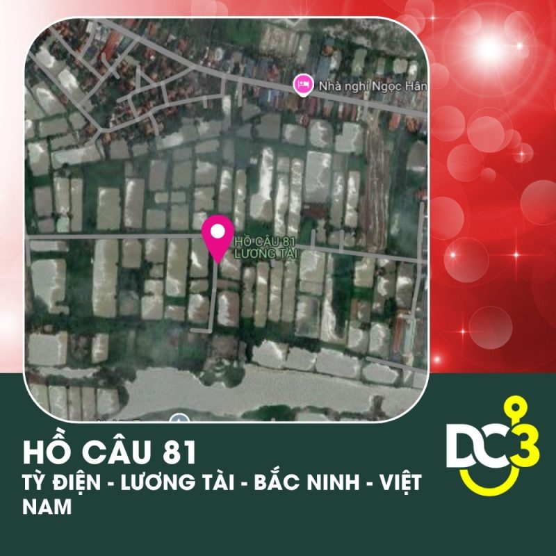 Vị trí Google Map - Hồ câu 81
