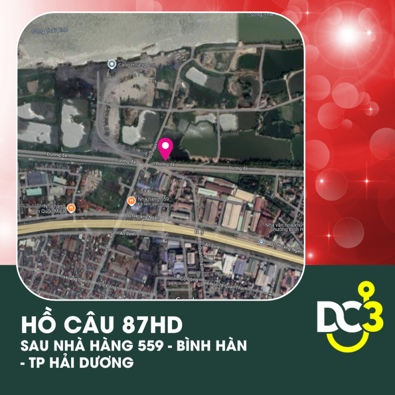 Vị trí Google Map - Hồ câu 87HD
