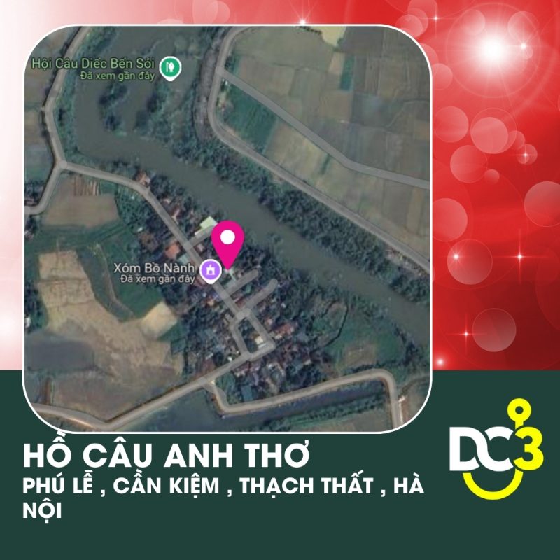 Vị trí Google Map - Hồ câu Anh Thơ