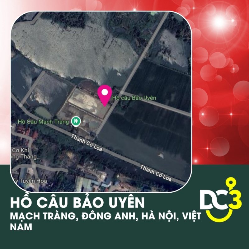 Vị trí Google Map - Hồ câu Bảo Uyên