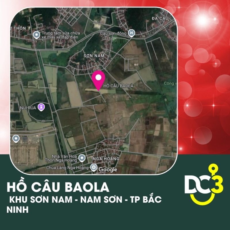 Vị trí Google Map - Hồ Câu Baola