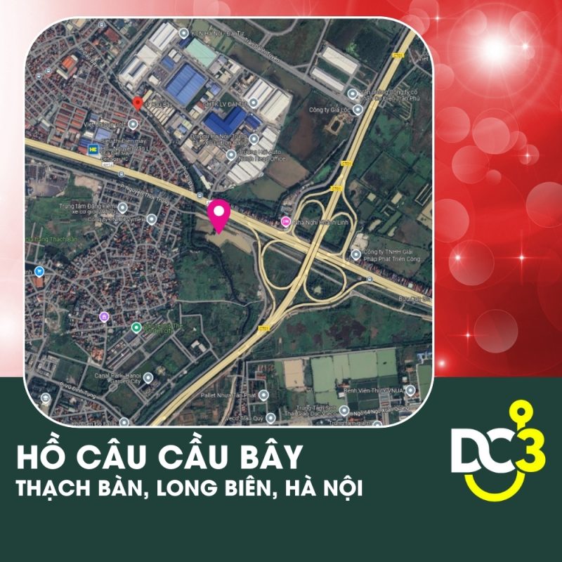 Vị trí Google Map - Hồ câu Cầu Bây