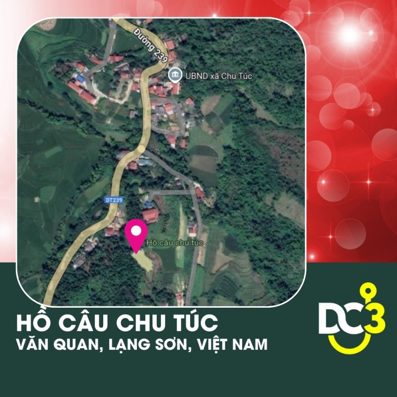 Vị trí Google Map - Hồ câu Chu Túc