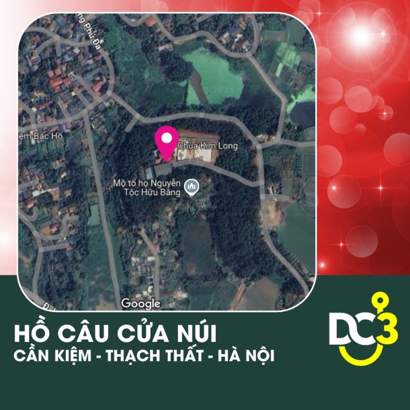Vị trí Google Map - Hồ câu Cửa Núi