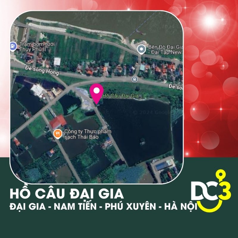 Vị trí Google Map - Hồ câu Đại Gia