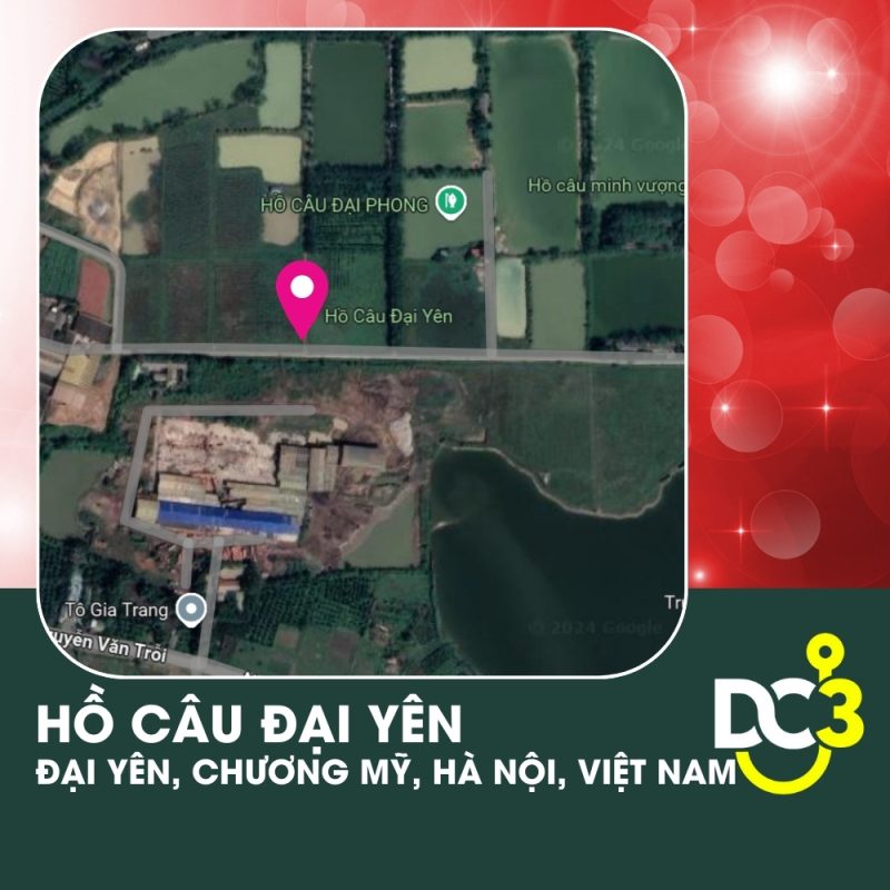 Vị trí Google Map - Hồ Câu Đại Yên