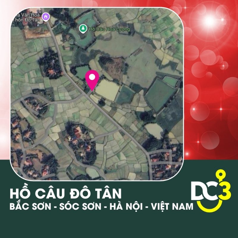 Vị trí Google Map - Hồ câu Đô Tân