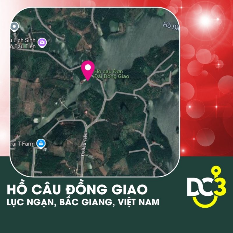 Vị trí Google Map - Hồ câu Đồng Giao
