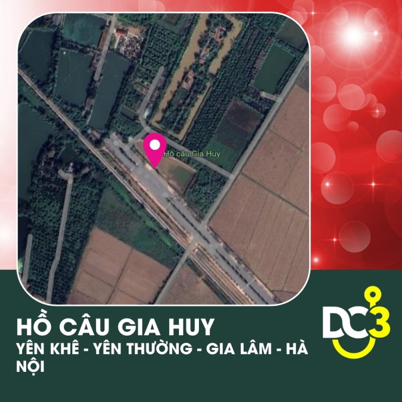 Vị trí Google Map - Hồ câu Gia Huy