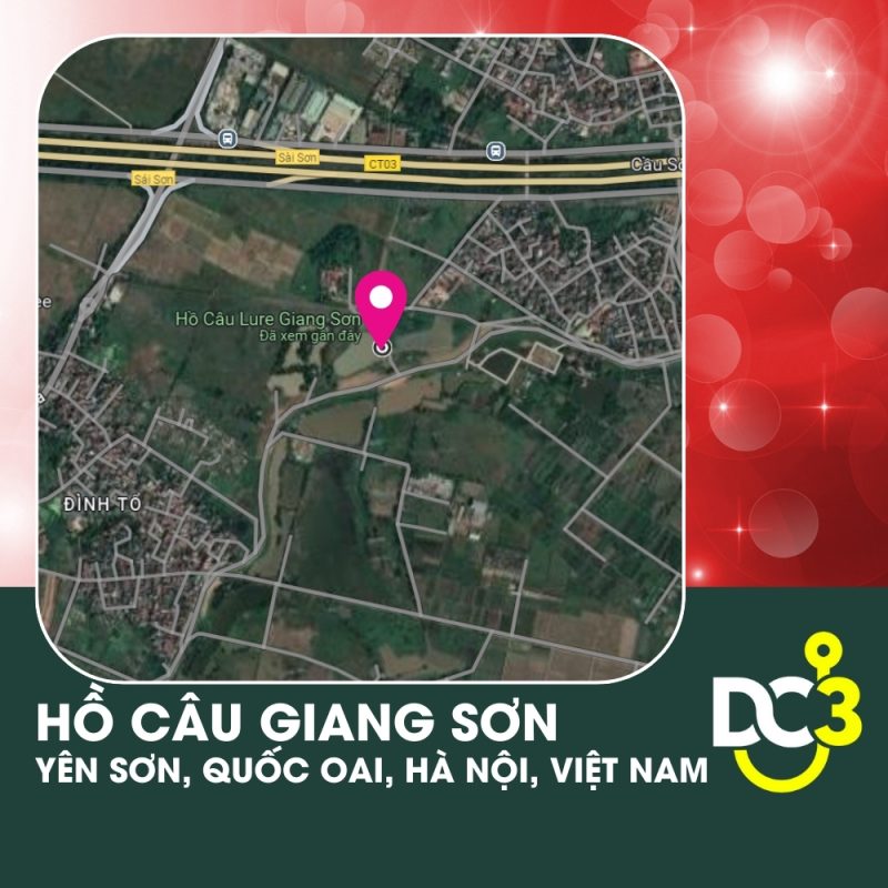 Vị trí Google Map - Hồ câu Giang Sơn
