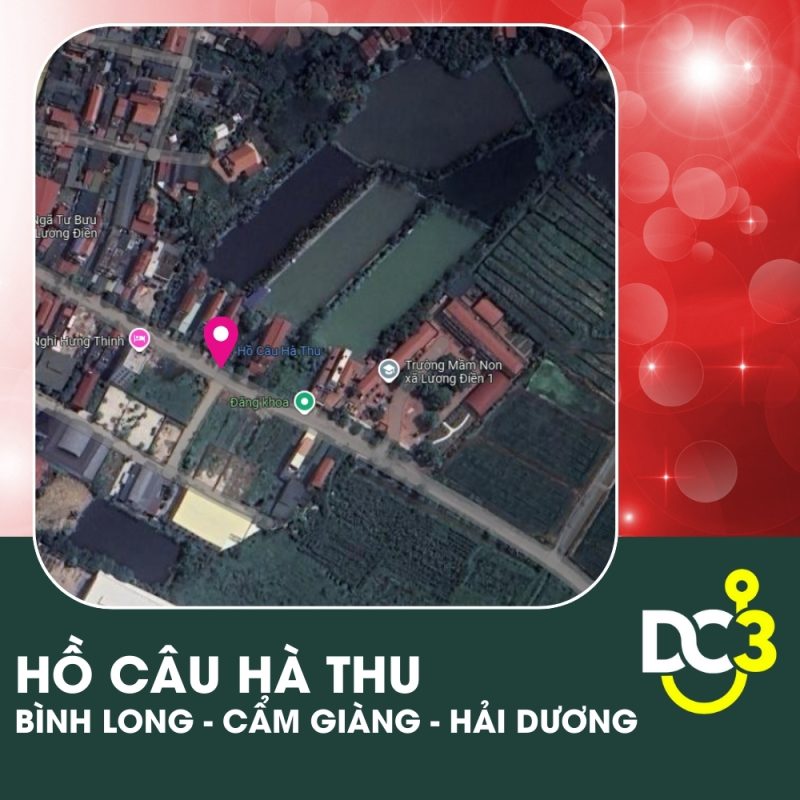 Vị trí Google Map - Hồ câu Hà Thu