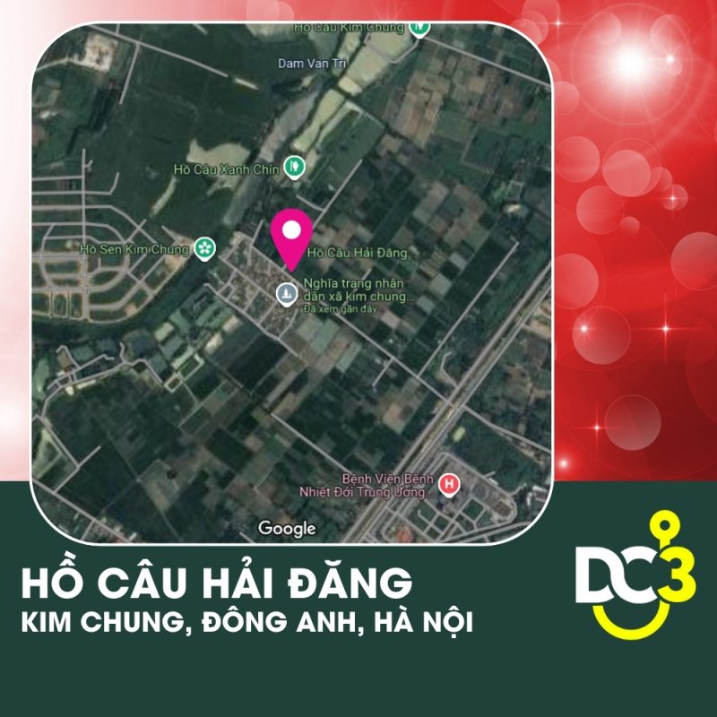 Vị trí Google Map - Hồ câu Hải Đăng