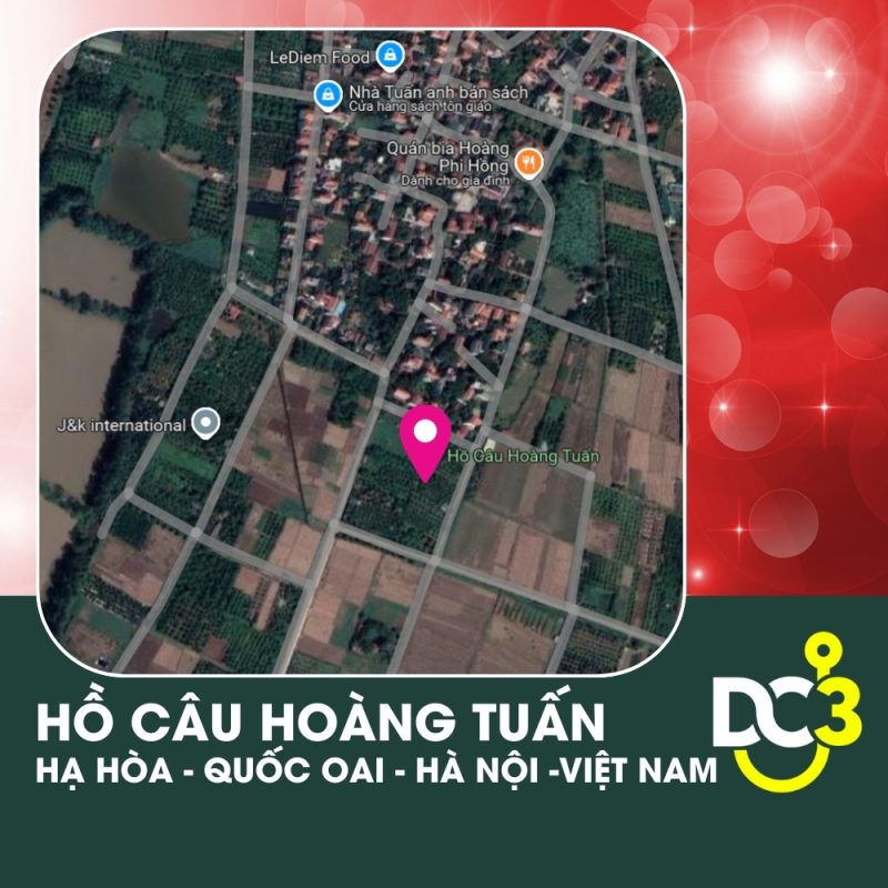 Vị trị Google Map - Hồ câu Hoàng Tuấn