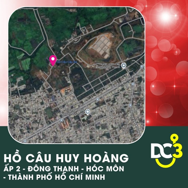 Vị trí Google Map - Hồ câu Huy Hoàng