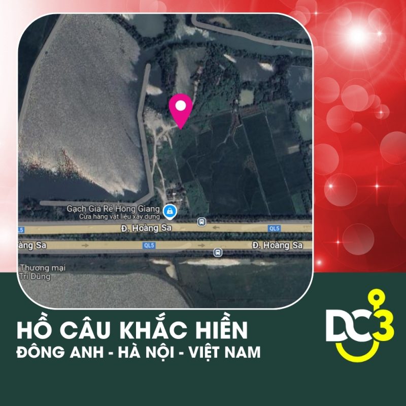 Vị trí Google Map - Hồ câu Khắc Hiền