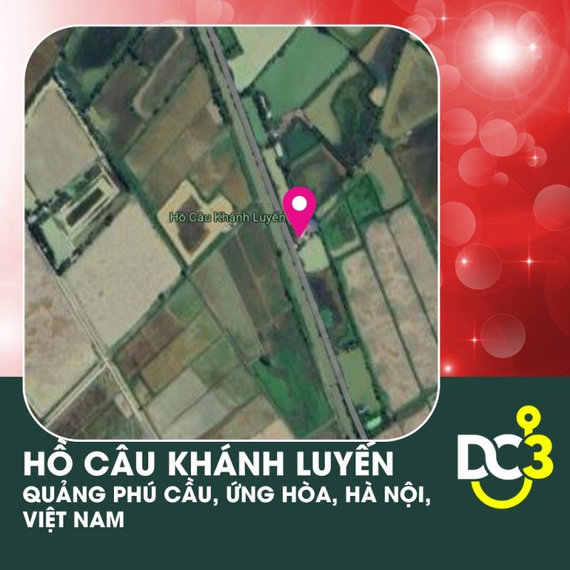 Vị trí Google Map - Hồ Câu Khánh Luyến