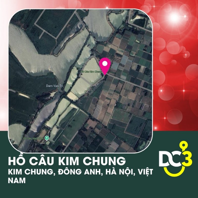 Vị trí Google Map - Hồ câu Kim Chung