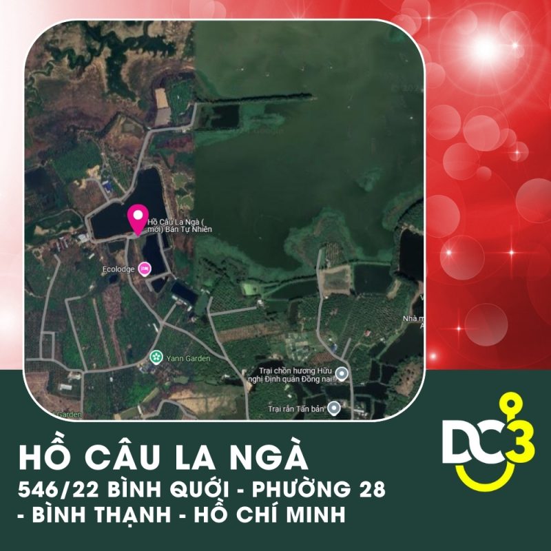 Vị trí Google Map - Hồ câu La Ngà