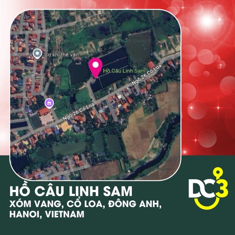 Vị trí Google Map - Hồ câu Linh Sam