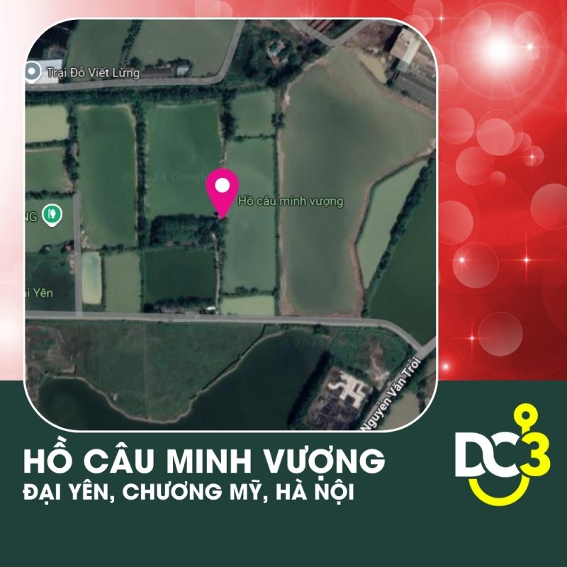 Vị trí Google Map - Hồ câu Minh Vượng