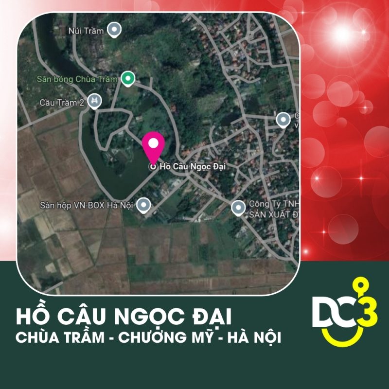 Vị trí Google Map - Hồ câu Ngọc Đại