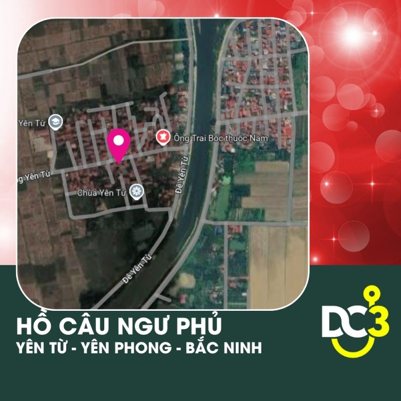 Vị trí Google Map - Hồ Câu Ngư Phủ