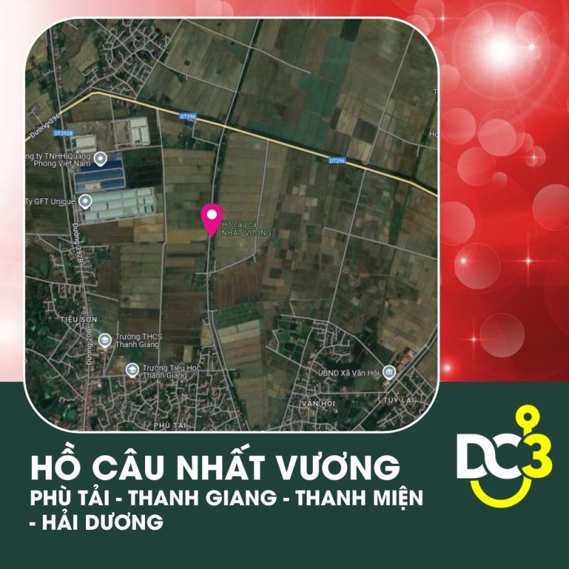 Vị trí Google Map - Hồ câu Nhất Vương
