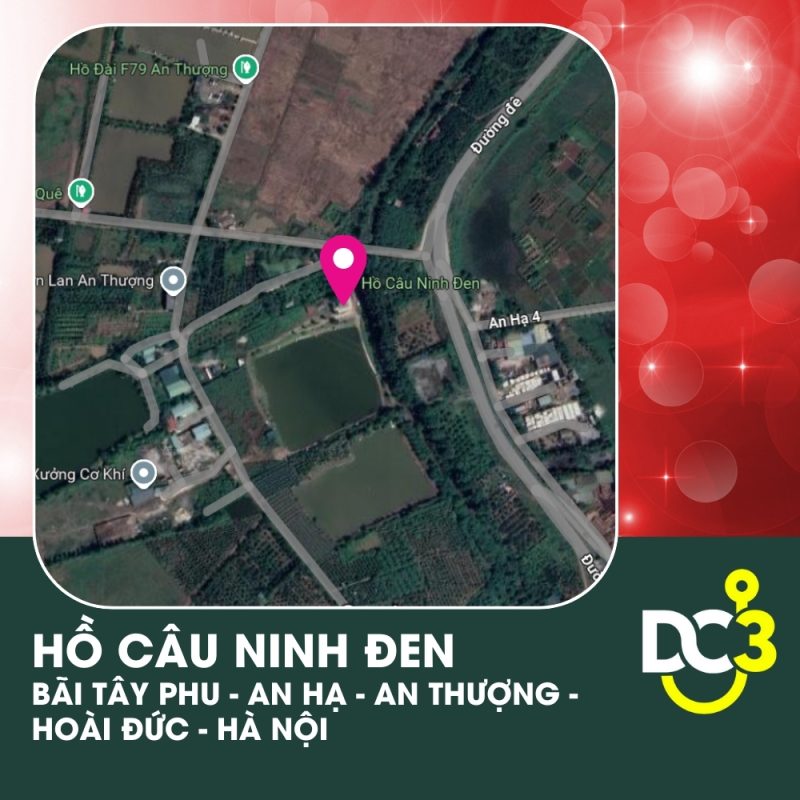 Vị trí Google Map - Hồ câu Ninh Đen