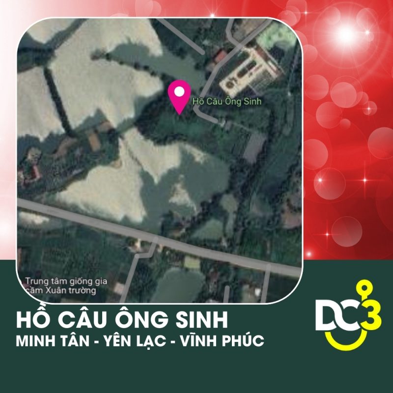 Vị trí Google Map - Hồ câu Ông Sinh