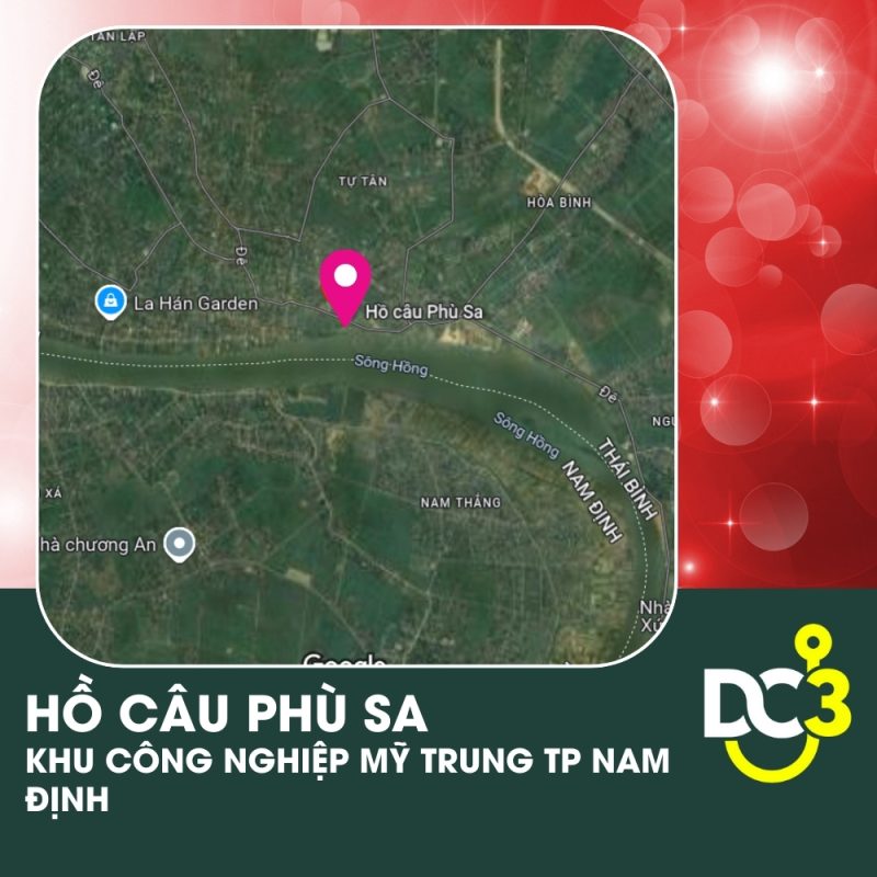 Vị trí Google Map - Hồ Câu Phù Sa