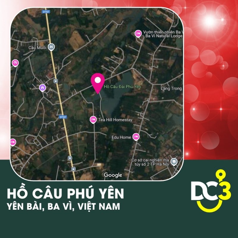 Vị trí Google Map - Hồ Câu Phú Yên