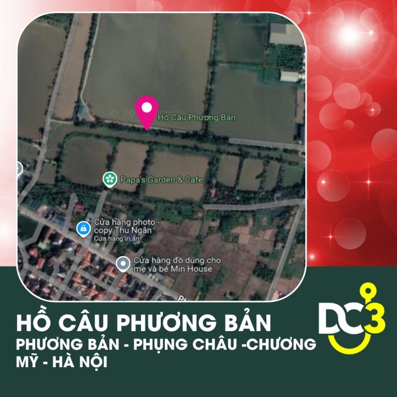 Vị trí Google Map - Hồ câu Phương Bản