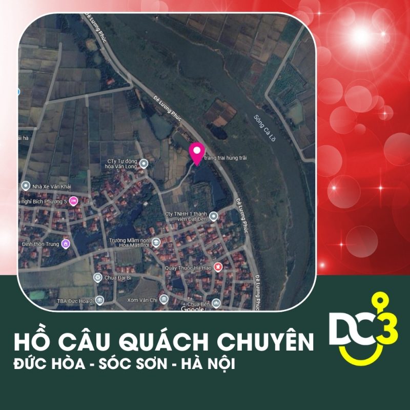 Vị trí Google Map - Hồ câu Quách Chuyên
