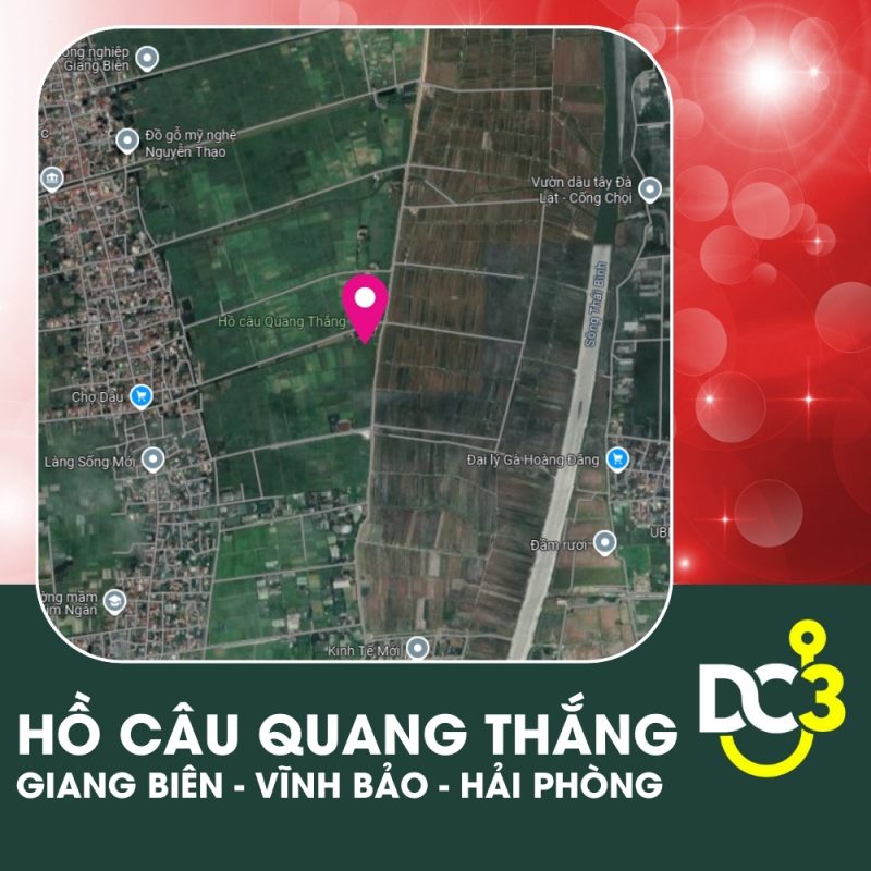 Vị trí Google Map - Hồ câu Quang Thắng