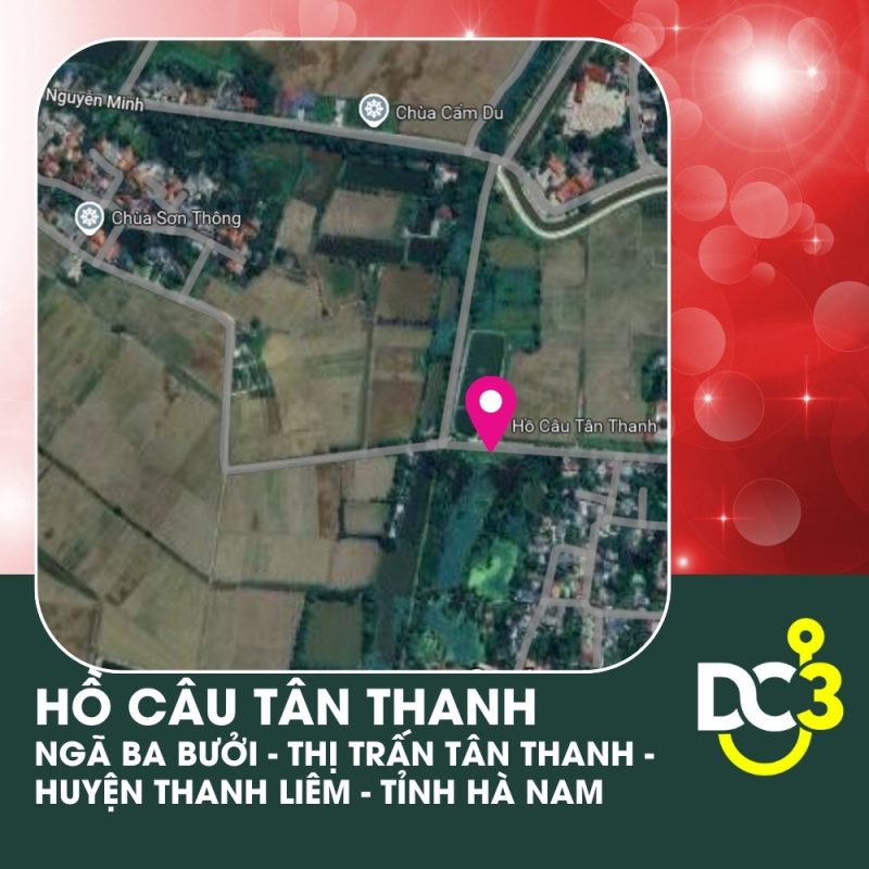 Vị trí Google Map - Hồ Câu Tân Thanh