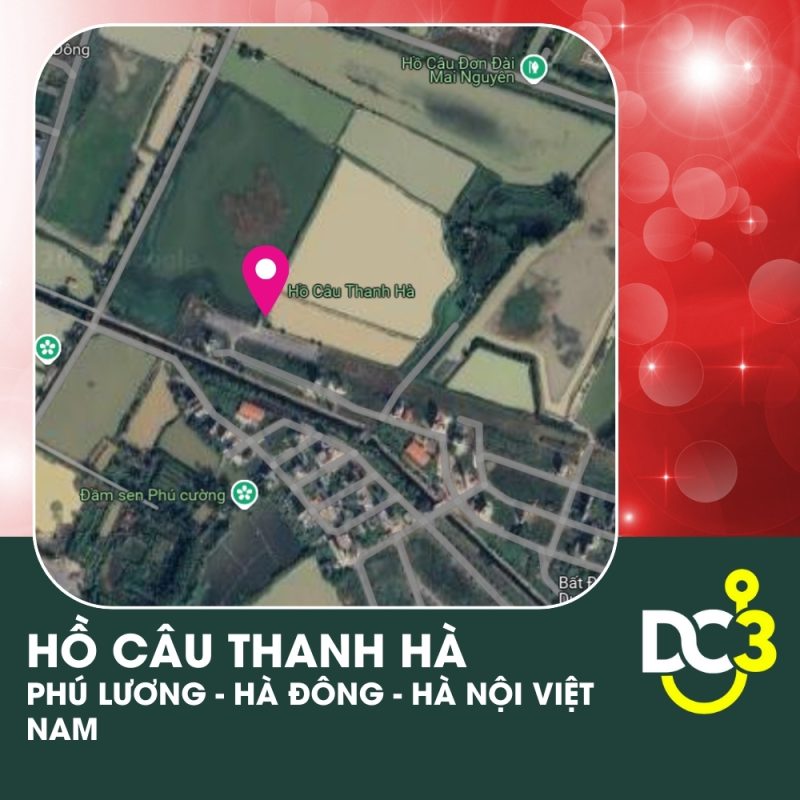 Vị trí Google Map - Hồ câu Thanh Hà