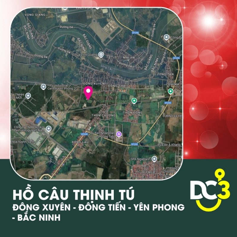 Vị trí Google Map - Hồ câu Thịnh Tú