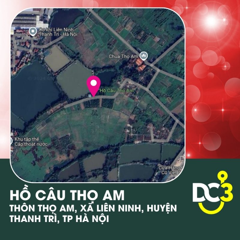 Vị trí Google Map - Hồ c câu Thọ Am