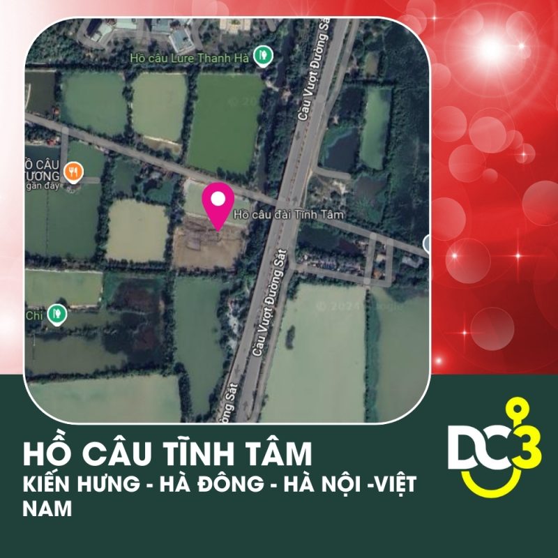Vị trí Google Map - Hồ câu Tĩnh Tâm