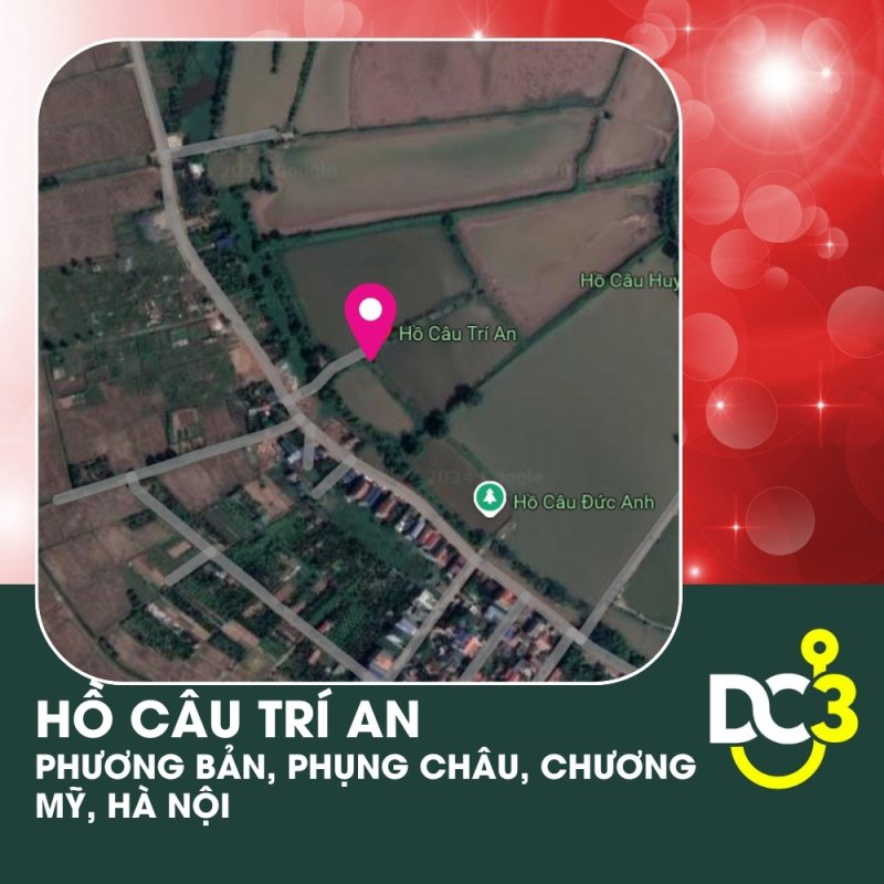 Vị trí Google Map - Hồ câu Trí An