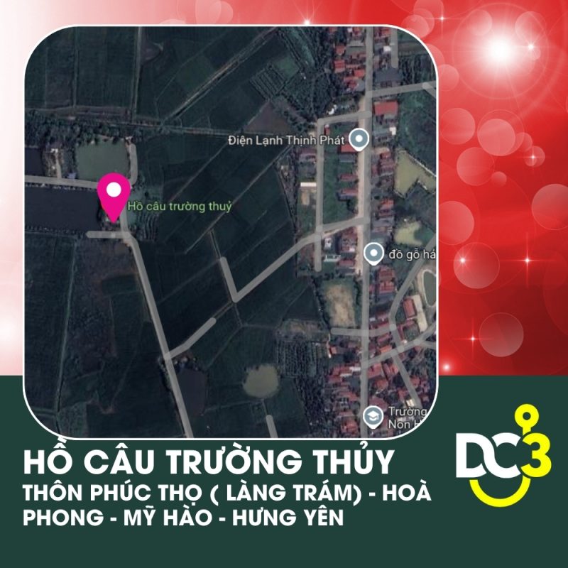 Vị trí Google Map - Hồ Câu Trường Thủy