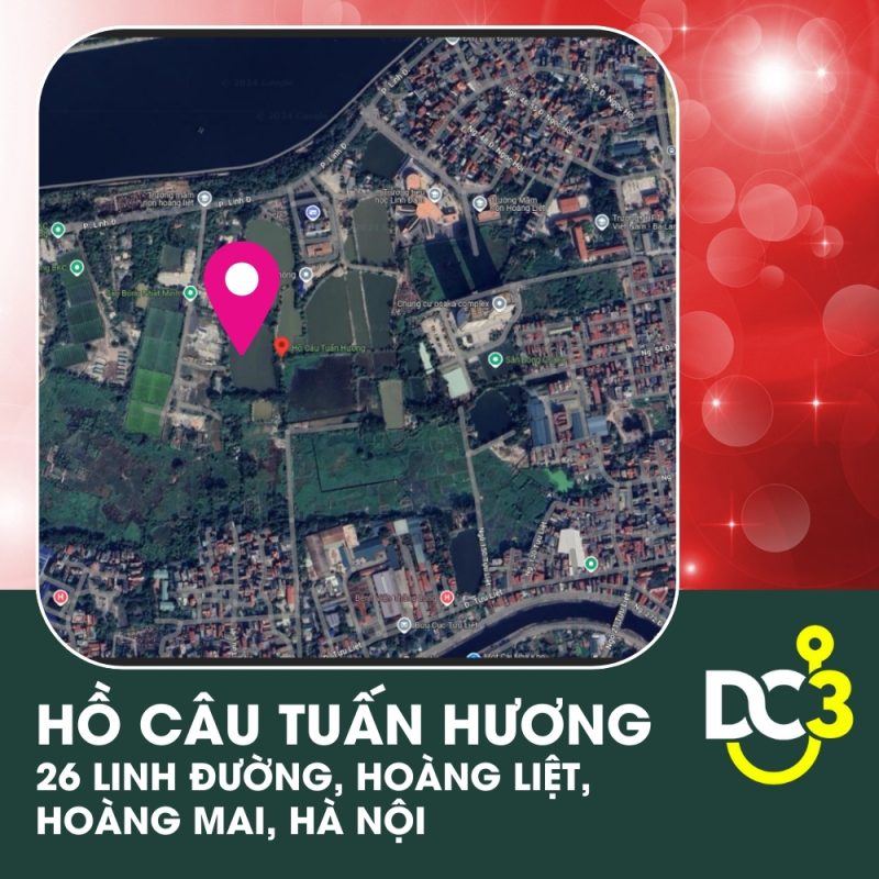Vị trí Google Map - Hồ Câu Tuấn Hương