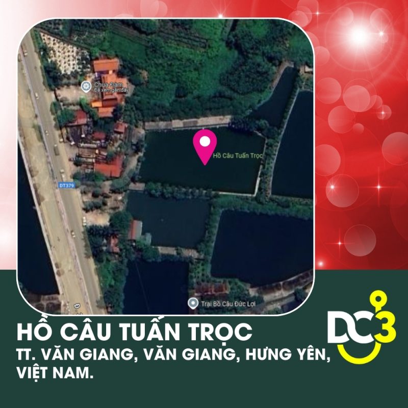 Vị tri Google Map - Hồ câu Tuấn Trọc